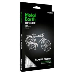 Metal Earth MetalEarth: ICONX - CLASSIC BICYCLE 14.61x4.45x7.62cm, Metal 3D Model With 2 Sheets, In Box 13,5x22x2cm, 14+ -Professional Model Toy Store metal earth 5061300 metalearth iconx classic bicycle 14 61x4 45x7 6 2