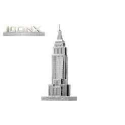 Metal Earth MetalEarth: ICONX - EMPIRE STATE BUILDING 12x4,5x4,5cm, Metal 3D Model With 1 Sheet, Box 13,5x22x2cm, 14+