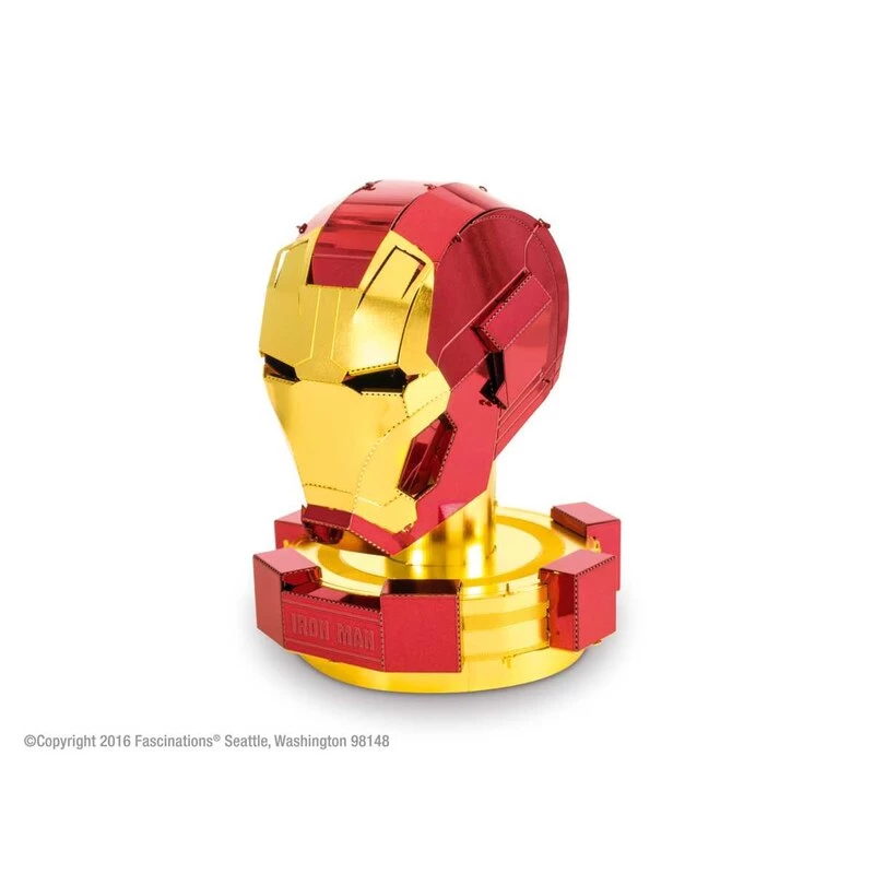 Metal Earth MetalEarth: AVENGERS / HELMET IRON MAN, Metal 3D Model With 2 Sheets, On Card 12x17cm, 14+ 4 Metal Earth MetalEarth: AVENGERS / HELMET IRON MAN, Metal 3D Model With 2 Sheets, On Card 12x17cm, 14+ - Image 2