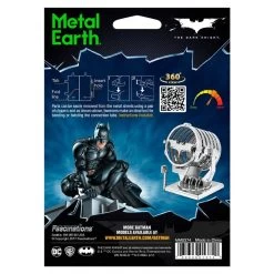 Metal Earth MetalEarth: BATMAN / BAT SIGNAL 4.45x4.45x6.10cm, Metal 3D Model With 2 Sheets, On Card 12x17cm, 14+ -Professional Model Toy Store metal earth 5061374 metalearth batman bat signal 4 45x4 45x6 10cm 1 4