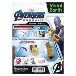 Metal Earth Marvel / Glove Of Infinity Metal Model Kit 7 Metal Earth Marvel / Glove Of Infinity Metal Model Kit -Professional Model Toy Store metal earth 5061402 marvel glove of infinity 2