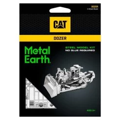 Metal Earth MetalEarth: CAT / BULLDOZER, Metal 3D Model With 4 Sheets, On Card 12x17cm, 14+ Metal Model Kit -Professional Model Toy Store metal earth 5061425 metalearth cat bulldozer metal 3d model with 4 5