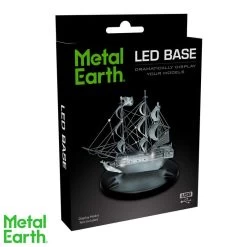 Metal Earth MetalEarth Promotion: LED WHITE LIGHT Diam.9.5x0.65cm Metal Model Kit -Professional Model Toy Store metal earth 5061953 metalearth promotion led white light diam 9 5x0 6 2