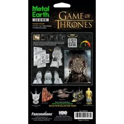 Metal Earth Iconx - Game Of Thrones / Iron Throne Metal Model Kit -Professional Model Toy Store metal earth 5062122 iconx game of thrones iron throne 2