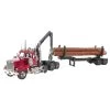 Metal Earth Iconx - Western Star 4900 Log Truck & Trailer Metal Model Kit -Professional Model Toy Store metal earth 5062136 iconx western star 4900 log truck trailer