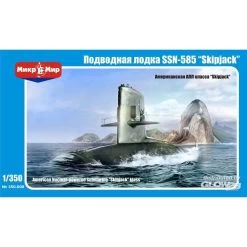 US Nuclear-powered Submarine Skipjack Model Kit