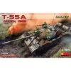 Soviet T-55A MOD.1981 With Full With Interior Detail HIGHLY DETAILED MODELWORKABLE RMSh TRACKS INCLUDEDWORKABLE TORSION BARSV-55 -Professional Model Toy Store mini art mt37020 soviet t 55a mod 1981 with full with interior detail