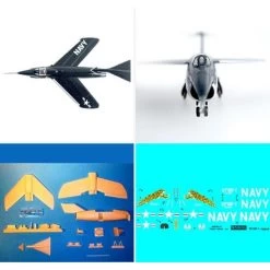 Grumman F-10F Jaguar Model Kit -Professional Model Toy Store miniwings mini012 grumman f 10f jaguar 2