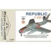 Rebublic F-84F Thunderstreak Model Kit -Professional Model Toy Store miniwings mini045 rebublic f 84f thunderstreak