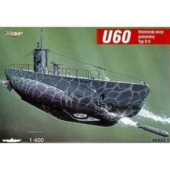 Mirage U-Boat U60 Typ IIC (submarine) Model Kit