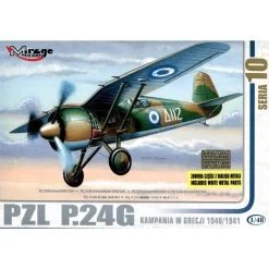 Mirage Hobby 48108 Pzl P.24g Greece 1940/1941 1/48 Model Kit