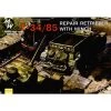 T-34/85 Repair Tractor With Winch Model Kit -Professional Model Toy Store model wheels mw7212 t 34 85 repair tractor with winch