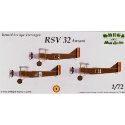 RSV-32 Anzani. Decals Belgium 5 9 And 11 Model Kit