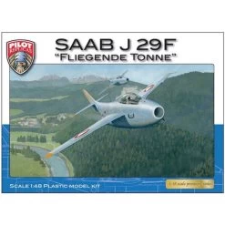 SAAB J-29F 'Tunnan' Austrian, Injection Molded Plastic Kit Incl PE Parts & Cartograf Decals