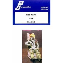 Lockheed F-104 Pilot Seated In Aircraft Position (aircraft Not Supplied) Figure