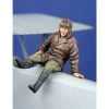 1 X WWI Pilot Seated Outside Aircraft (on Wing Or Fuselage) Figure -Professional Model Toy Store pj productions pj481117 1 x wwi pilot seated outside aircraft on wing