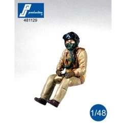 US Navy Pilot Seated In A/c (50s) Figure