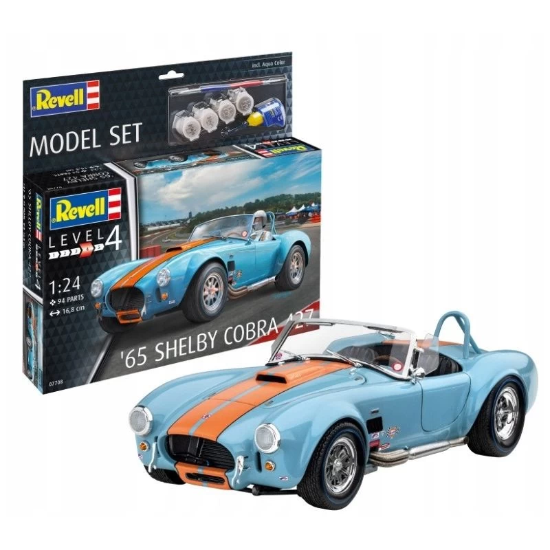 Revell Model Set '65 Shelby Cobra 427 Model Kit 3 Revell Model Set '65 Shelby Cobra 427 Model Kit