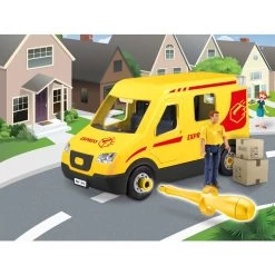Revell Paketdienst-Fahrzeug With Figur 1/20 Model Kit -Professional Model Toy Store revell reve00814 paketdienst fahrzeug with figur 1 20 4