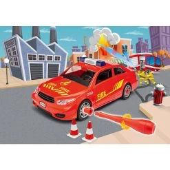 Revell Fire Chief Car Model Kit -Professional Model Toy Store revell rv00810 fire chief car 5