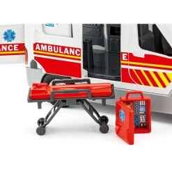 Revell Ambulance With Figurine Model Kit -Professional Model Toy Store revell rv00824 ambulance with figurine 3