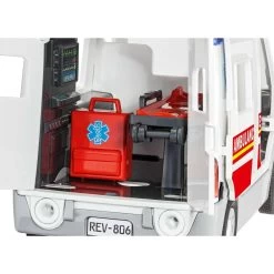 Revell Ambulance With Figurine Model Kit -Professional Model Toy Store revell rv00824 ambulance with figurine 4