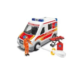 Revell Ambulance With Figurine Model Kit -Professional Model Toy Store revell rv00824 ambulance with figurine 5