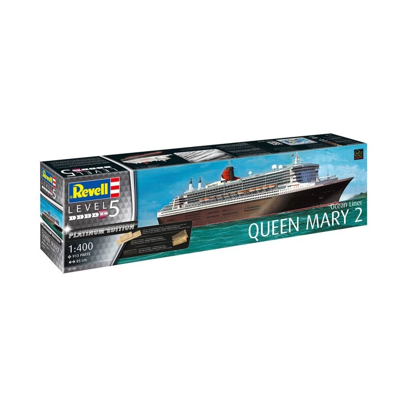 Revell Queen Mary 2 Model Kit 5 Revell Queen Mary 2 Model Kit - Image 3