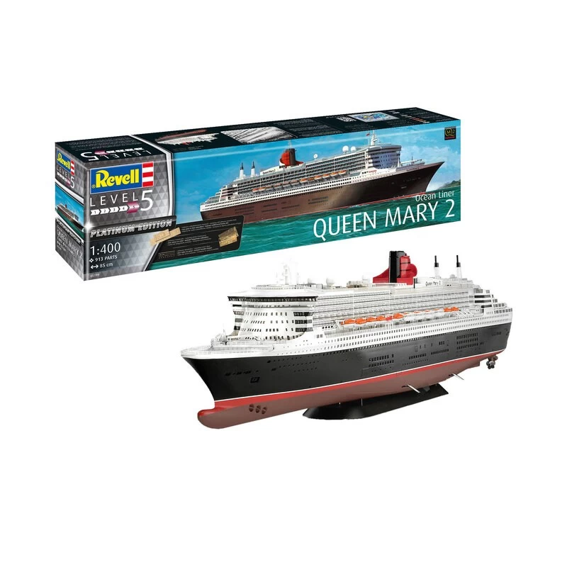 Revell Queen Mary 2 Model Kit 3 Revell Queen Mary 2 Model Kit