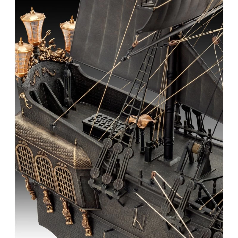 Revell Black Pearl Pirate Ship A Model Construction Kit Of The Legendary Black Pearl The Ship Commanded By Captain Jack Sparrow In The 6 Revell Black Pearl Pirate Ship A Model Construction Kit Of The Legendary Black Pearl The Ship Commanded By Captain Jack Sparrow In The - Image 4