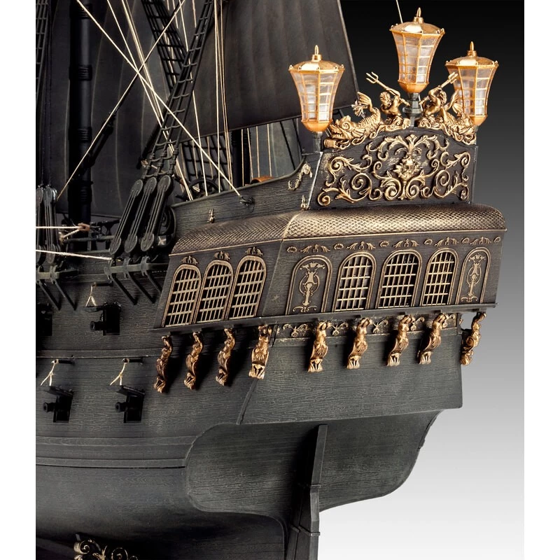 Revell Black Pearl Pirate Ship A Model Construction Kit Of The Legendary Black Pearl The Ship Commanded By Captain Jack Sparrow In The 7 Revell Black Pearl Pirate Ship A Model Construction Kit Of The Legendary Black Pearl The Ship Commanded By Captain Jack Sparrow In The - Image 5
