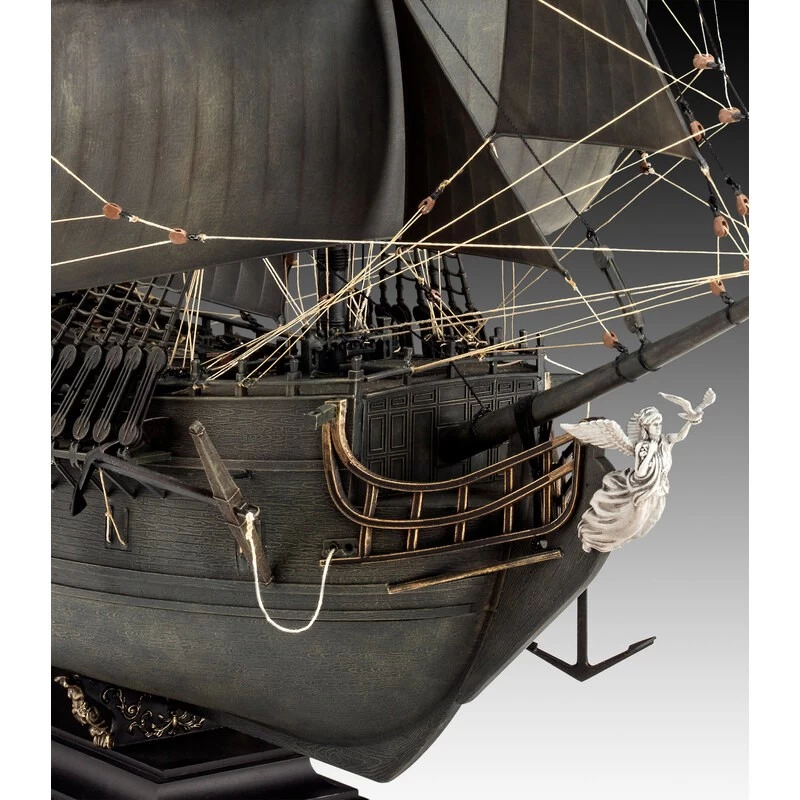 Revell Black Pearl Pirate Ship A Model Construction Kit Of The Legendary Black Pearl The Ship Commanded By Captain Jack Sparrow In The 8 Revell Black Pearl Pirate Ship A Model Construction Kit Of The Legendary Black Pearl The Ship Commanded By Captain Jack Sparrow In The - Image 6