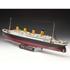 Revell R.M.S Titanic 100th Anniversary Edition Includes 6 Paints Glue And Brush 3 Postcards Replica Menu And Replica Promotional Brochu -Professional Model Toy Store revell rv5715 r m s titanic 100th anniversary edition includes 6 paint 2