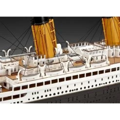 Revell R.M.S Titanic 100th Anniversary Edition Includes 6 Paints Glue And Brush 3 Postcards Replica Menu And Replica Promotional Brochu -Professional Model Toy Store revell rv5715 r m s titanic 100th anniversary edition includes 6 paint 4