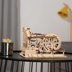 Robotime Waterwheel Coaster Model Kit -Professional Model Toy Store robotime lg501 waterwheel coaster 2
