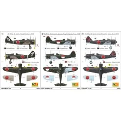 Manshu Ki-79A - 3 Decal Versions For Japan And Indonesia Model Kit -Professional Model Toy Store rs models rsmi48005 manshu ki 79a 3 decal versions for japan and ind 1