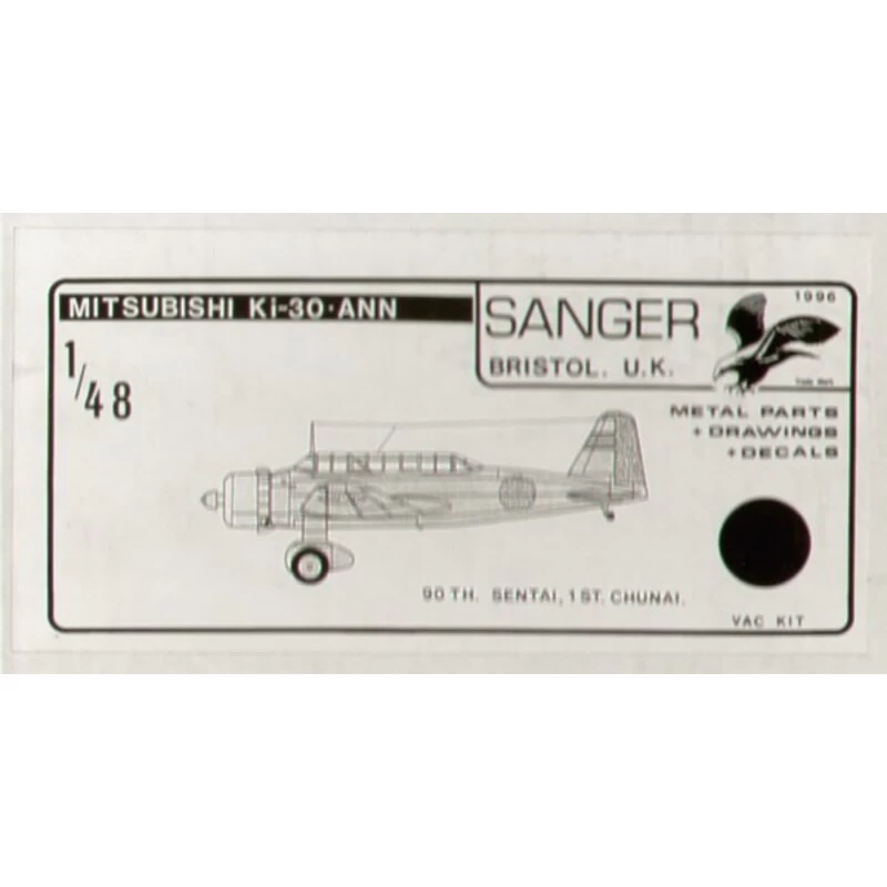 Mitsubishi Ki-30 Ann Model Kit 3 Mitsubishi Ki-30 Ann Model Kit
