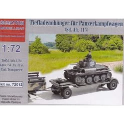 Tiefladeanhanger Fur Panzerkampfwagen (Sd.Ah.115) German Tank Transporter Trailer