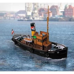 Harbour Tug Bulldog Cardboard Modelkit