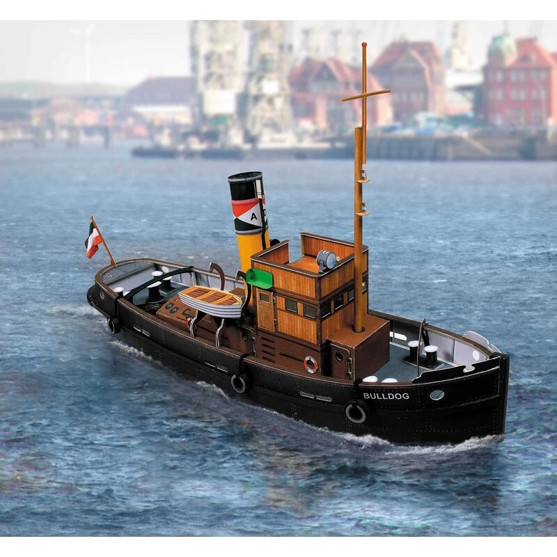Harbour Tug Bulldog Cardboard Modelkit 3 Harbour Tug Bulldog Cardboard Modelkit