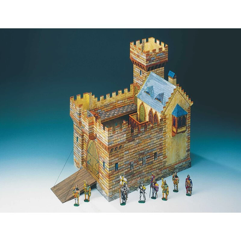 Medieval Castle Cardboard Modelkit 3 Medieval Castle Cardboard Modelkit