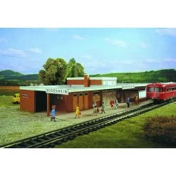 Bodenheim Railway Station Cardboard Modelkit