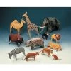 12 Zoo Animals Cardboard Modelkit