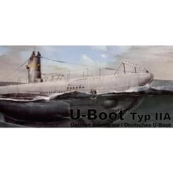 U-Boat Type IIA Injection Moulded (submarines) Model Kit