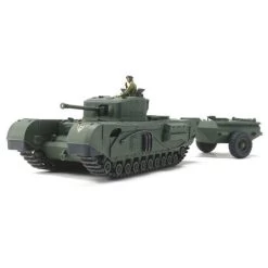 Tamiya Churchill Mk.VII Crocodile Flame-thrower Model Kit -Professional Model Toy Store tamiya 32594 churchill mk vii crocodile flame thrower 2