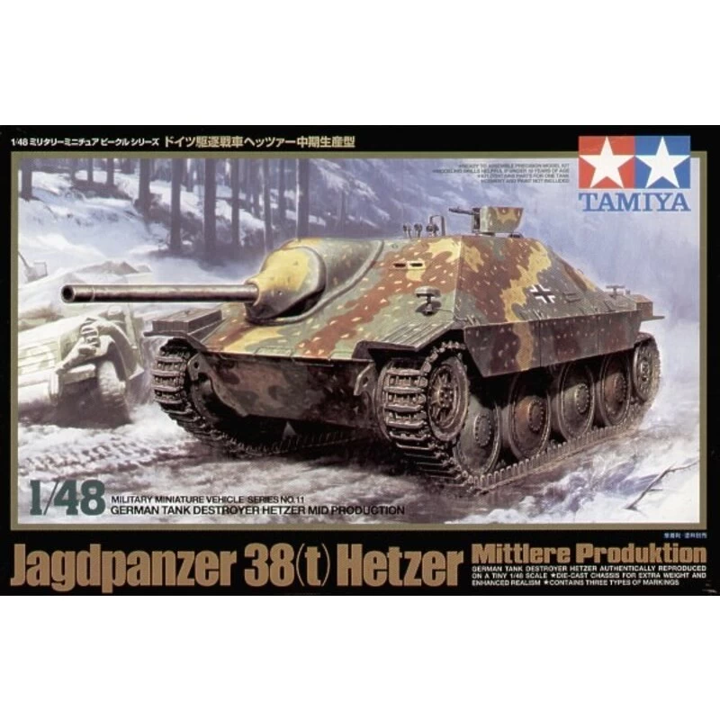 Tamiya Hetzer Middle Production Model Model Kit 3 Tamiya Hetzer Middle Production Model Model Kit