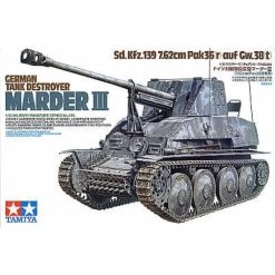 Tamiya Marder III Sd.Kfz.139 7.62cm PaK(r) Auf Gw.38(t) Model Kit