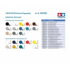 Tamiya USS Enterprise Model Kit -Professional Model Toy Store tamiya ta78007 uss enterprise 4