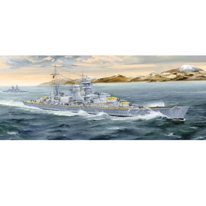 Trumpeter German Heavy Cruiser Blucher Model Kit 4 Trumpeter German Heavy Cruiser Blucher Model Kit - Image 2