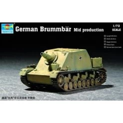 Trumpeter German Brummbar Mid Production Model Kit -Professional Model Toy Store trumpeter 95t07211 german brummbar mid production 2